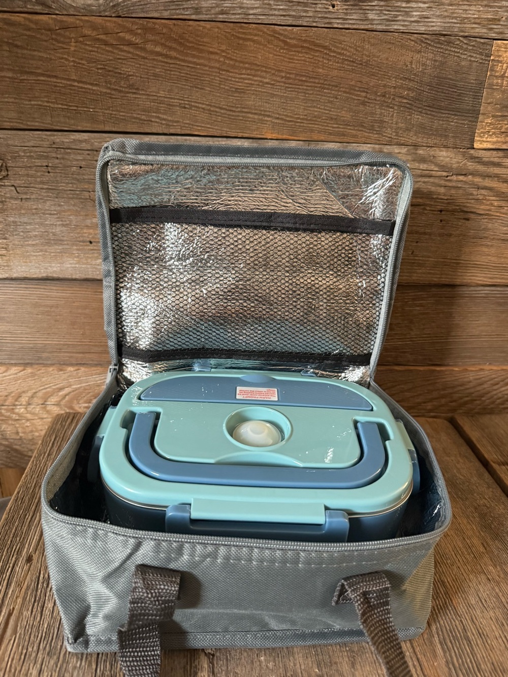Electric Lunch Box Food Heater  with Removable Stainless Steel Container